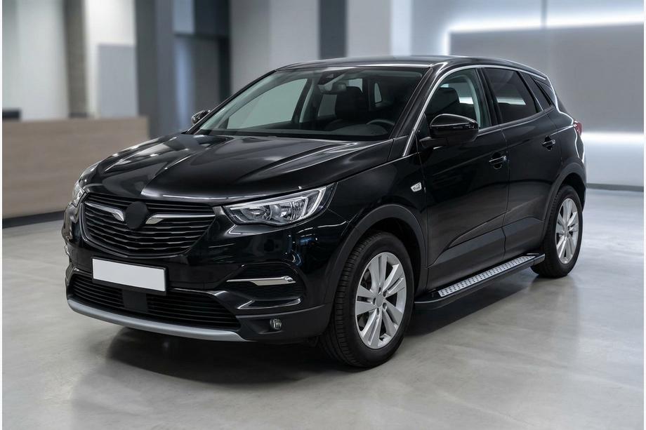 Opel Grandland X 2017– Boční nášlapy New Vision Black (2 ks, hliník) Image