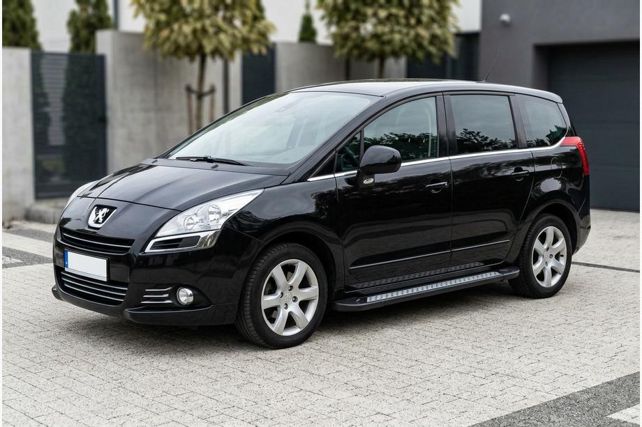 Peugeot 5008 2009–2016 Boční nášlapy New Vision Black (2 ks, hliník) Image