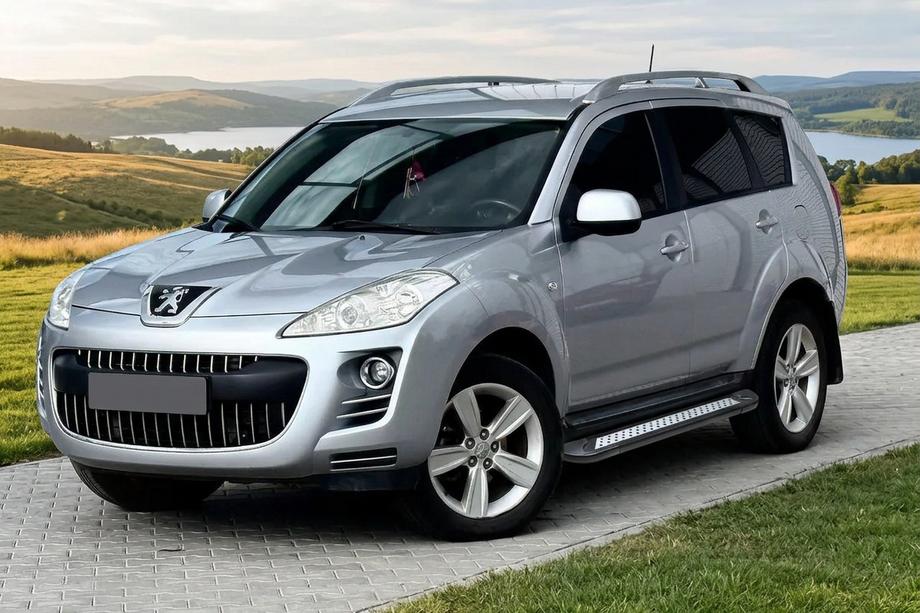 Peugeot 4007 2007–2013 Boční nášlapy New Vision Black (2 ks, hliník) Image