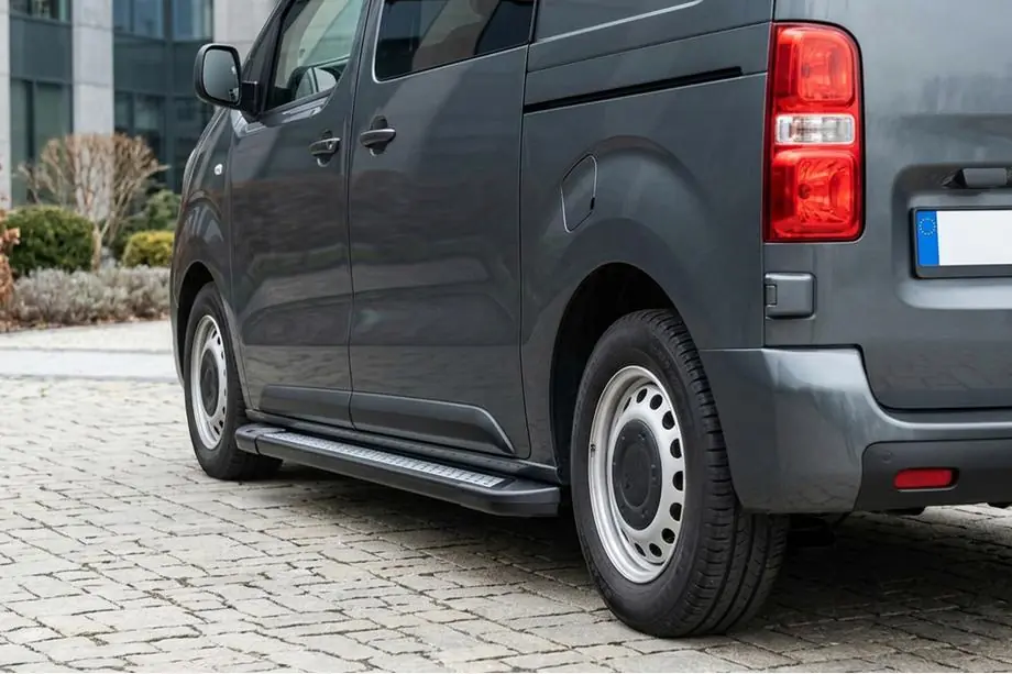 Peugeot Expert 2007–2016 Boční nášlapy New Vision Black (2 ks, hliník) Image