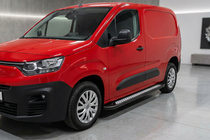 Peugeot Partner/Rifter 2019– Boční nášlapy New Vision Black (2 ks, hliník) fotografie 1