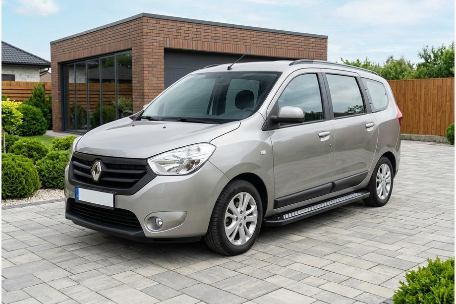 Renault Lodgy 2013–2022 Boční nášlapy New Vision Black (2 ks, hliník) Fotografie 1