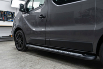 Renault Trafic 2001–2015 Boční nášlapy New Vision Black (2 ks, hliník) fotografie 1