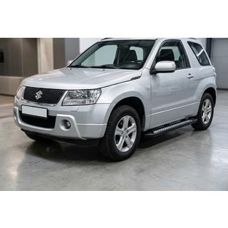 Boční nášlapy New Vision Black (2 ks, hliník) Suzuki Grand Vitara 2005–2017 fotografie 1