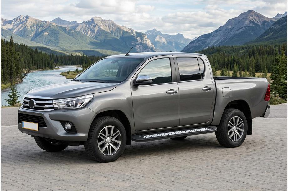 Toyota Hilux 2015– Boční nášlapy New Vision Black (2 ks, hliník) Image