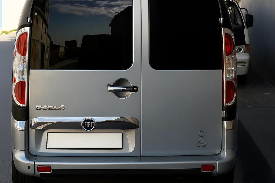 Fiat Doblo I 2005–2010 Nerezové kryty zadních světel (2 ks) Carmos - turecká ocel Image