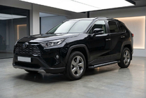 Toyota Rav 4 2019–2025 Boční nášlapy New Vision Black (2 ks, hliník) fotografie 1