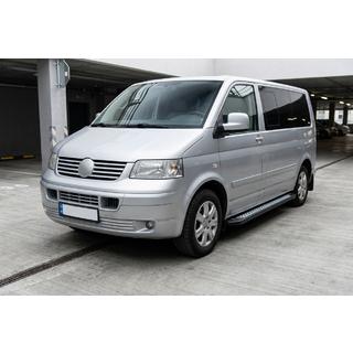 Boční nášlapy New Vision Black (2 ks, hliník) Volkswagen T5 Transporter 2003–2010 fotografie 1