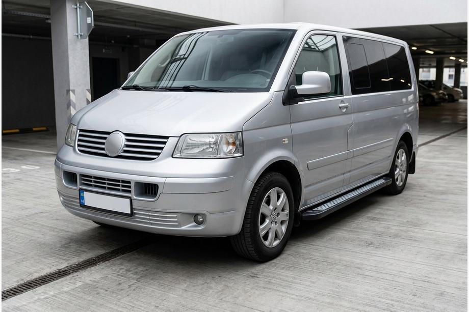 Volkswagen T5 Caravelle 2004–2010 Boční nášlapy New Vision Black (2 ks, hliník) Image