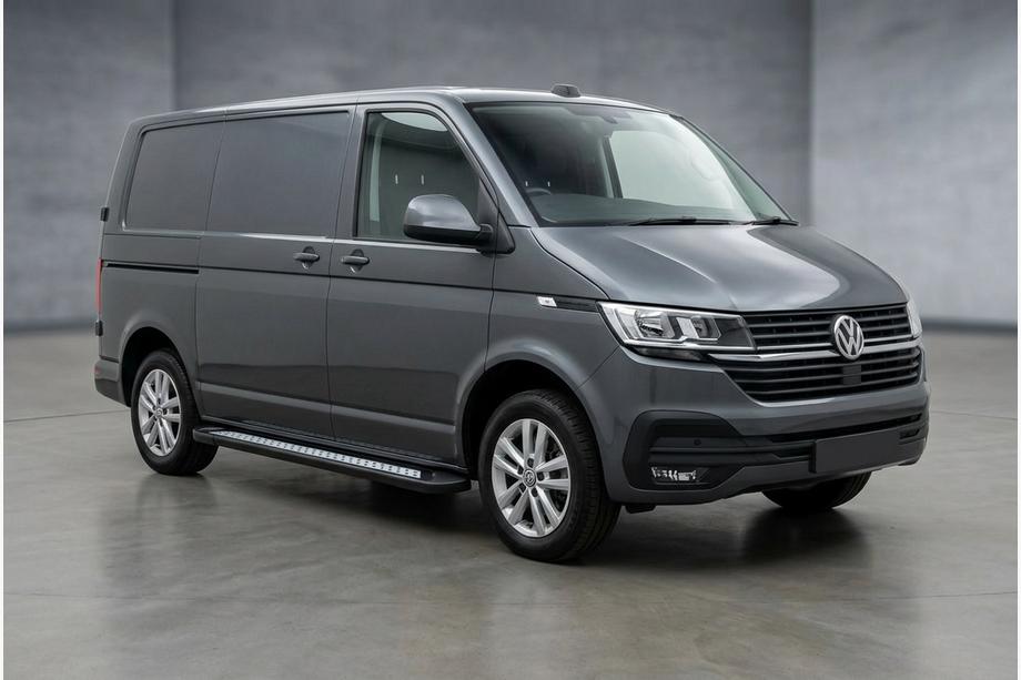 Volkswagen T6 2015–2024 Boční nášlapy New Vision Black (2 ks, hliník) Krátký rozvor Image