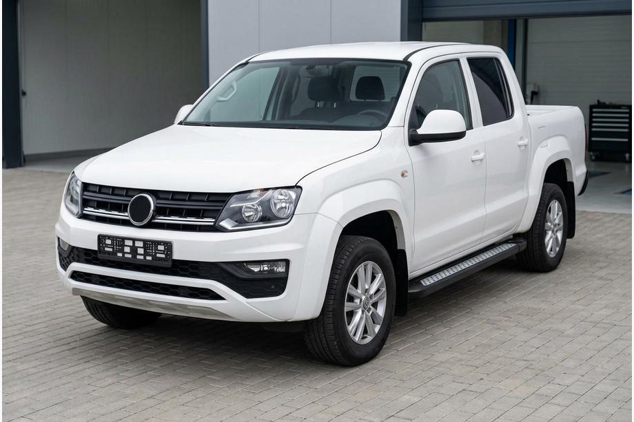 Volkswagen Amarok 2010–2022 Boční nášlapy New Vision Black (2 ks, hliník) Fotografie 1