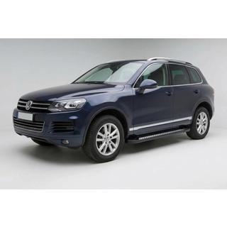 Boční nášlapy New Vision Black (2 ks, hliník) Volkswagen Touareg 2010–2018 fotografie 1