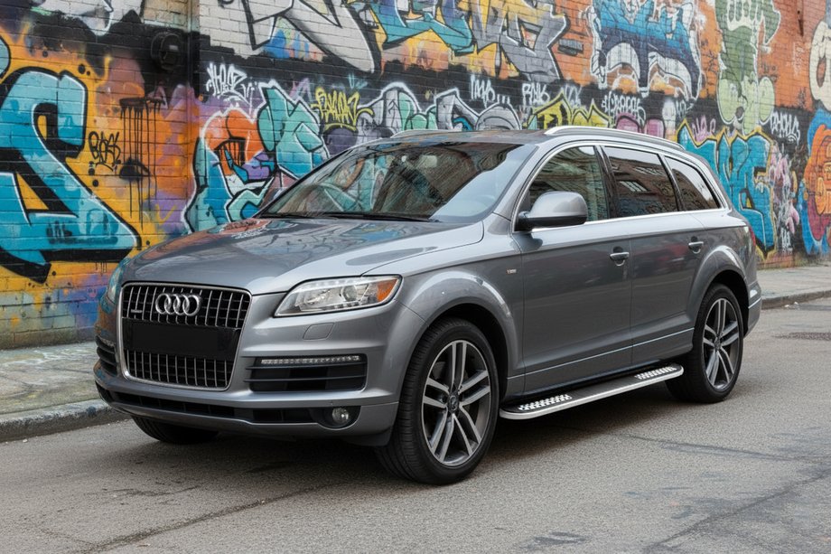 Audi Q7 2005–2015 Boční nášlapy Tayga V2 (2 ks, hliník) Image