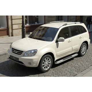 Boční nášlapy Tayga V2 (2 ks, hliník) Chery Tiggo 1 2005–2016 fotografie 1