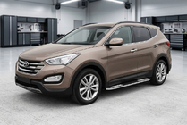 Hyundai Santa Fe 3 2012–2018 Boční nášlapy Tayga V2 (2 ks, hliník) fotografie 1