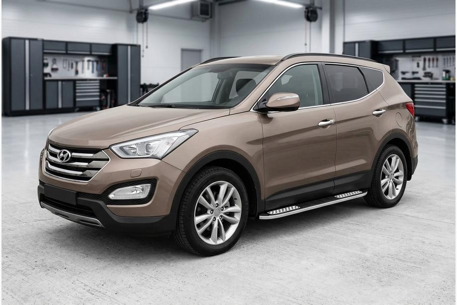 Hyundai Santa Fe 3 2012–2018 Boční nášlapy Tayga V2 (2 ks, hliník) Image