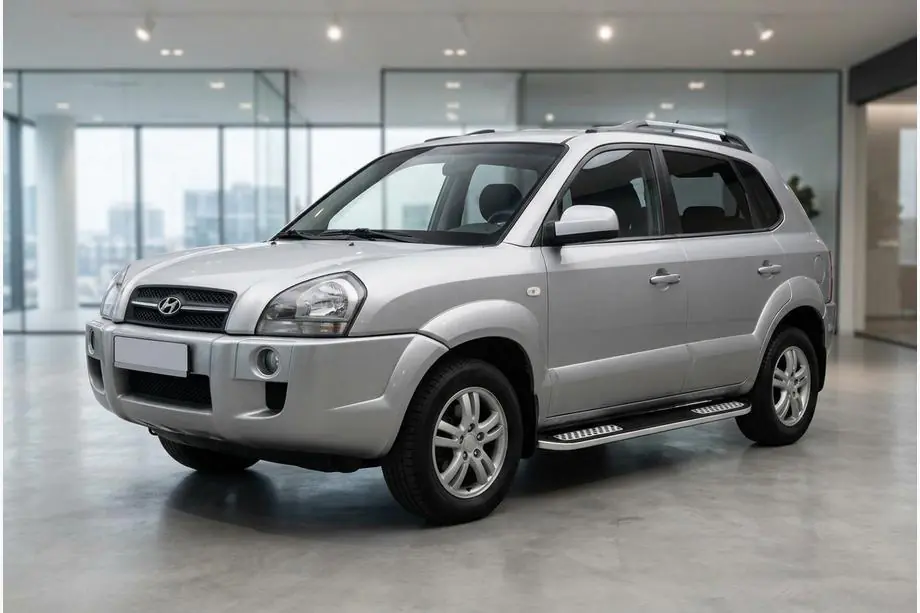 Hyundai Tucson JM 2004– Boční nášlapy Tayga V2 (2 ks, hliník) Image