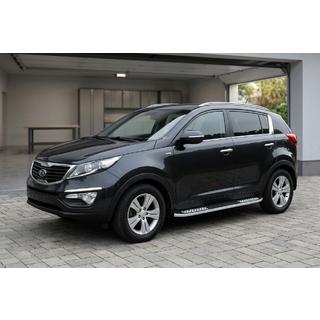 Boční nášlapy Tayga V2 (2 ks, hliník) Kia Sportage 2010–2015 fotografie 1