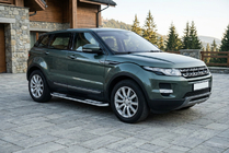 Range Rover Evoque 2012–2018 Boční nášlapy Tayga V2 (2 ks, hliník) fotografie 1
