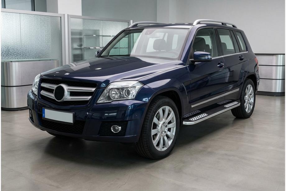 Mercedes GLK třída X204 2008–2015 Boční nášlapy Tayga V2 (2 ks, hliník) Image