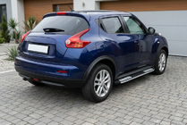 Nissan Juke 2010–2019 Boční nášlapy Tayga V2 (2 ks, hliník) fotografie 1