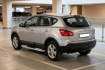 Nissan Qashqai 2007–2010 Boční nášlapy Tayga V2 (2 ks, hliník) fotografie 1