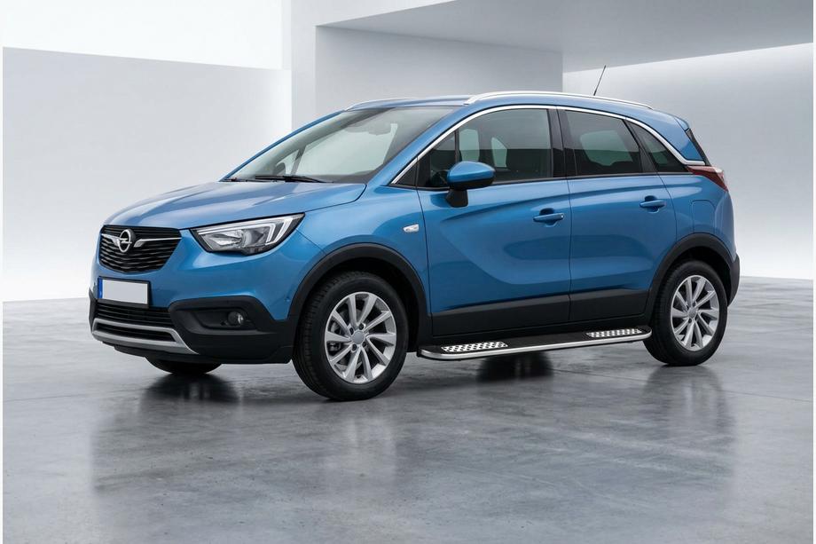 Opel Crossland X 2017–2024 Boční nášlapy Tayga V2 (2 ks, hliník) Fotografie 1