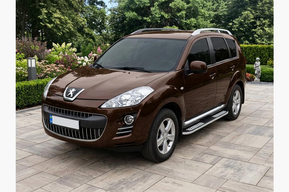 Peugeot 4007 2007–2013 Boční nášlapy Tayga V2 (2 ks, hliník) Image