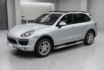 Porsche Cayenne 2010–2017 Boční nášlapy Tayga V2 (2 ks, hliník) fotografie 1