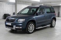 Skoda Yeti 2009–2017 Boční nášlapy Tayga V2 (2 ks, hliník) fotografie 1
