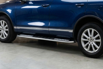 Volkswagen Touareg 2002–2010 Boční nášlapy Tayga V2 (2 ks, hliník) fotografie 1