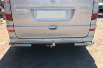 Mercedes Vito W639 2004–2014 Zadní rohy AK003 (2 ks, nerez) fotografie 5
