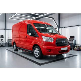 Boční nášlapy Maya Red (2 ks, hliník) Ford Transit 2014– fotografie 1