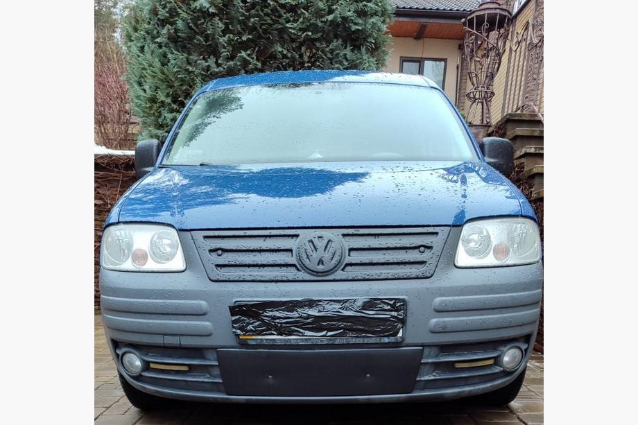 Volkswagen Caddy 2004–2010 Zimní clona do spodní mřížky chladiče Lesklá Fotografie 2