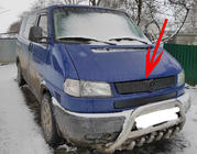 Volkswagen T4 Transporter 1990–2003 Zimní horní kryt masky chladiče fotografie 2