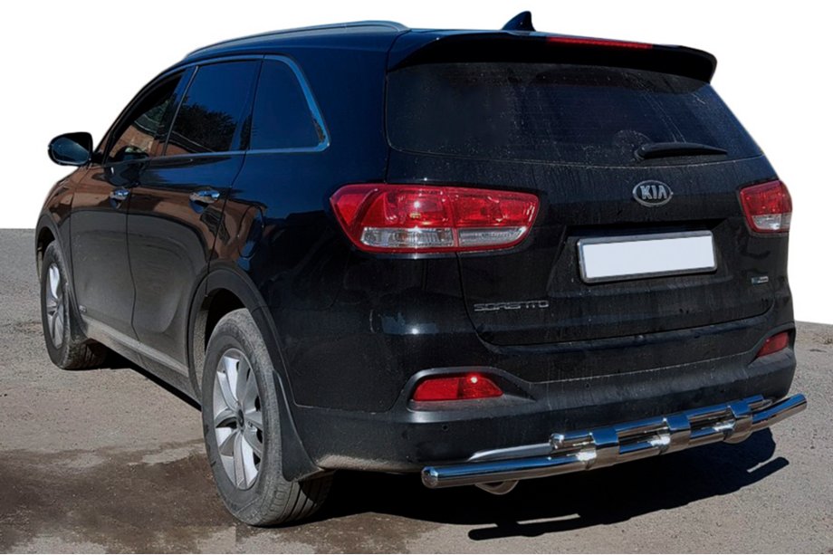 Kia Sorento II XM 2009–2014 Zadní ochranný oblouk AK015 (nerez) Image