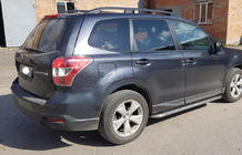 Subaru Forester 2013–2018 Boční nášlapy Premium (2 ks, nerez) Ø60 mm fotografie 1