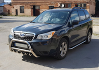Subaru Forester 2013–2018 Přední ochranný rám WT003 (nerez) fotografie 2