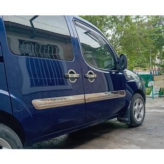 Dveřní lišty – široký typ (4 ks, nerez) Fiat Doblo I 2005–2010 fotografie 2