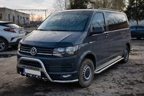 Volkswagen T6 2015–2024 Přední nerezová kengurína WT004-ST fotografie 4