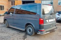 Volkswagen T6 2015–2024 Zadní rohy AK003-Double (2 ks, nerez) fotografie 3
