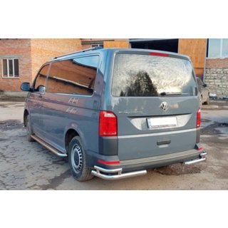 Zadní rohy AK003-Double (2 ks, nerez) Volkswagen T6 2015–2024 fotografie 4