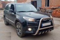 Chery Tiggo 3 2005– Nerezový přední ochranný rám (bullbar) WT009 fotografie 3