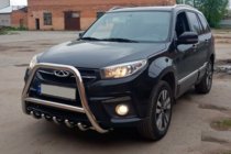 Chery Tiggo 3 2005– Nerezový přední ochranný rám (bullbar) WT009 fotografie 2