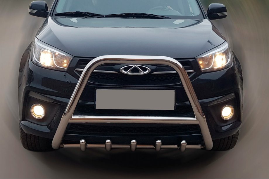 Chery Tiggo 3 2005– Nerezový přední ochranný rám (bullbar) WT009 Image