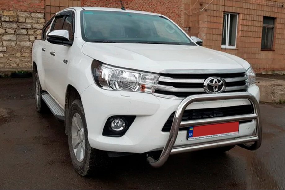 Toyota Hilux 2015– Přední ochranný rám (bullbar) WT007 (nerez) Fotografie 3