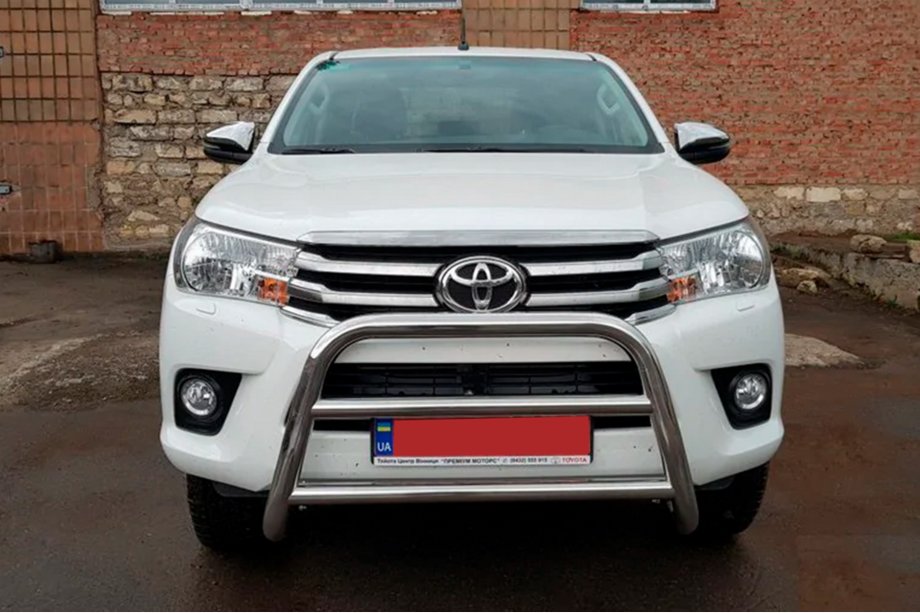 Toyota Hilux 2015– Přední ochranný rám (bullbar) WT007 (nerez) Fotografie 4