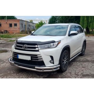 Přední ochranný rám ST-Special (nerez) Toyota Highlander 2013–2019 fotografie 2