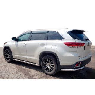 Zadní rohové části (2 ks, nerez) Toyota Highlander 2013–2019 fotografie 1