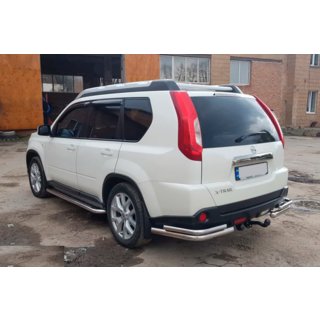 Zadní rohy AK003-Double (2 ks, nerez) Nissan X-trail T31 2007–2014 fotografie 2
